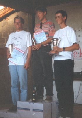 Deutsche Juniorenmeisterschaft 1993 in Freudenstadt: 3. Platz fr den Hans (rechts)