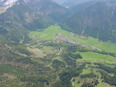 Vor der Landung noch einen Blick auf Bayrischzell